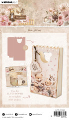 Studio Light - Cutting Dies - Teddy's Tea Time - Bear Gift Bag