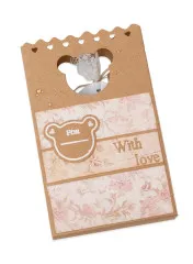 Studio Light - Cutting Dies - Teddy's Tea Time - Bear Gift Bag