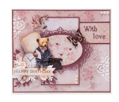 Studio Light - Die-Cut Paper Pad - Teddy's Tea Time