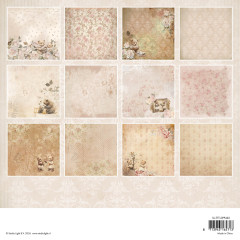 Studio Light - 8x8 Designer Paper Pad - Teddy's Tea Time