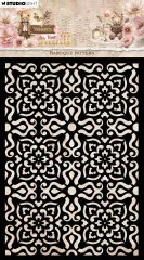 Studio Light - Masks / Stencils - Teddy's Tea Time - Baroque Pattern