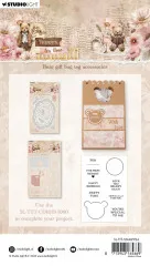 Studio Light - Clear Stamps - Teddy's Tea Time - Bear Gift Bag Tag Accesories