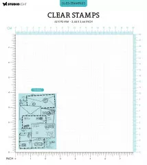 Studio Light Clear Stamps - Vintage Diaries Nr. 653 - Letters