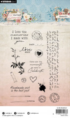 Studio Light Clear Stamps - Vintage Diaries Nr. 655 - Elements