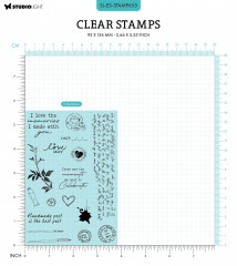 Studio Light Clear Stamps - Vintage Diaries Nr. 655 - Elements