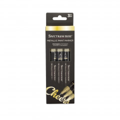 Spectrum Noir - Metallic Paint Marker Set - Champagne