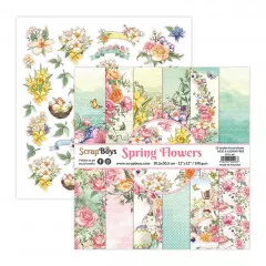 ScrapBoys 12x12 Paper Pad - Spring Flowers