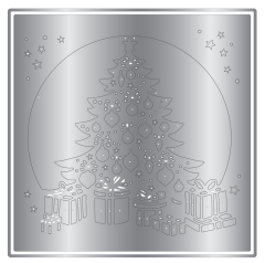 Metal Die - Create-a-Card - A Christmas Dream - Sparkling Christmas