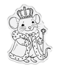 Clear Stamp & Cutting Die - A Christmas Dream - King Mouse