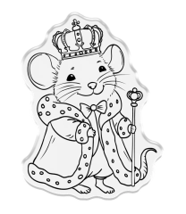 Clear Stamp & Cutting Die - A Christmas Dream - King Mouse