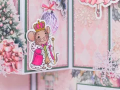 Clear Stamp & Cutting Die - A Christmas Dream - King Mouse