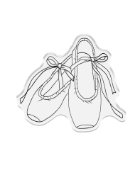 Clear Stamp & Cutting Die - A Christmas Dream - Elegant Slippers