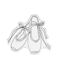 Clear Stamp & Cutting Die - A Christmas Dream - Elegant Slippers