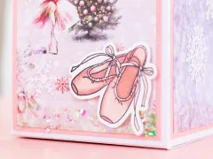 Clear Stamp & Cutting Die - A Christmas Dream - Elegant Slippers