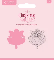 Clear Stamp & Cutting Die - A Christmas Dream - Sugar Plum Fairy