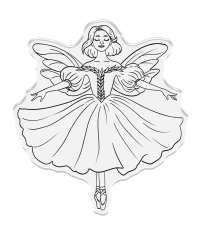 Clear Stamp & Cutting Die - A Christmas Dream - Sugar Plum Fairy