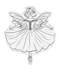 Clear Stamp & Cutting Die - A Christmas Dream - Sugar Plum Fairy