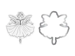 Clear Stamp & Cutting Die - A Christmas Dream - Sugar Plum Fairy