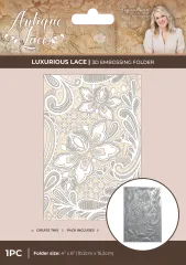 3D Embossing Folder - Antique Lace - Lace Panel