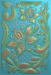 3D Embossing Folder - Antique Lace - Lace Panel