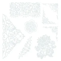 Antique Lace - 6x6 Rub Ons Embellishment