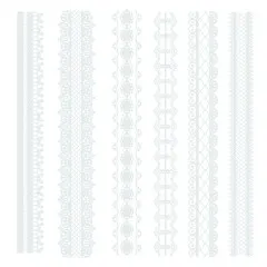 Antique Lace - 6x6 Rub Ons Embellishment