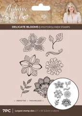 Clear Stamps - Antique Lace - Floral Lace