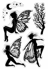 Clear Stamps - Fairy Glade - Fluttering Fairies