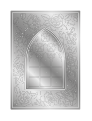 Metal Die - Thorn & Bloom - Create-a-Card Window of Blooms