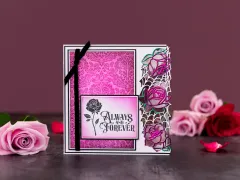 Metal Die - Thorn & Bloom - Edge'able Midnight Rose Filigree