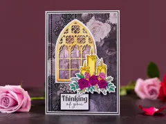 Clear Stamp & Cutting Die - Thorn & Bloom - Rose Candles