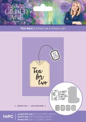 Stamp, Die and Stencil Set - The Gilded Age - Tea Bag