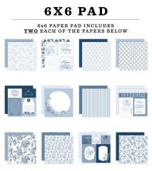 Save The Date - 6x6 Paper Pad