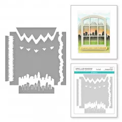 Spellbinders - Stencil - Background Scapes