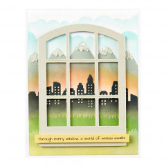 Spellbinders - Stencil - Background Scapes