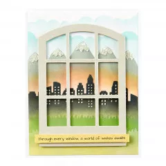 Spellbinders - Stencil - Background Scapes