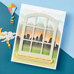 Spellbinders - Stencil - Background Scapes