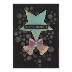 Spellbinders - Stencil - All About Christmas - Lots of Circles