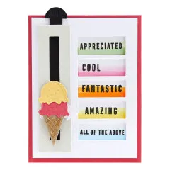 Spellbinders Clear Stamps - Birthday Celebrations - Complimentary Slider Greetings