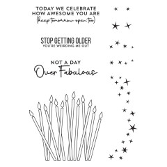 Spellbinders Clear Stamps - Birthday Celebrations - Awesome Birthday