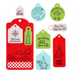 Spellbinders Clear Stamps - Handmade Gift Tags