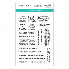 Spellbinders Clear Stamps Set - Santa’s Sippin’ Sayings