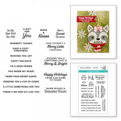 Spellbinders Clear Stamps Set - Santa’s Sippin’ Sayings