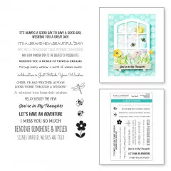 Spellbinders Clear Stamps - Sending Sunshine Sentiments