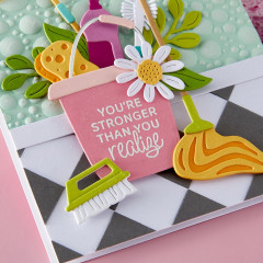 Spellbinders Clear Stamps - Shiny New Day Sentiments