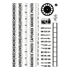 Spellbinders Clear Stamps - Turn the Page - Keepsake Strips by Esther Glas
