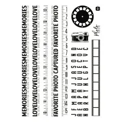 Spellbinders Clear Stamps - Turn the Page - Keepsake Strips by Esther Glas