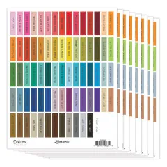 Tim Holtz Distress Ink Pad Label Sheet Black