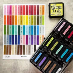 Tim Holtz Distress Ink Pad Label Sheet Black