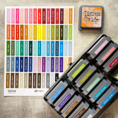 Tim Holtz Distress Ink Pad Label Sheet White